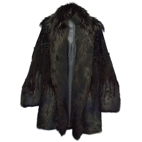 fur coat mens gucci|Gucci winter coats with hoodie.